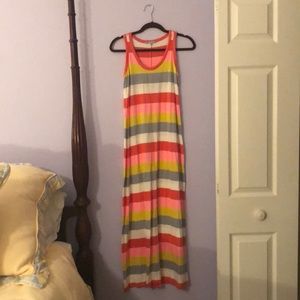 Gap Rainbow maxi dress